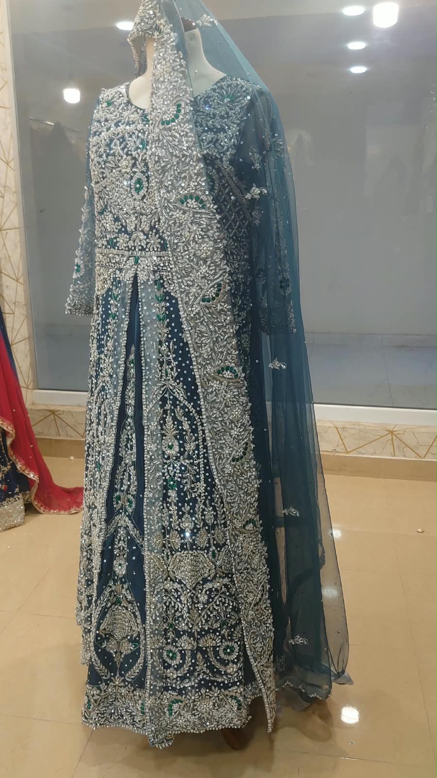 Elegant Soft Net Bridal Wear & Wedding Outfit