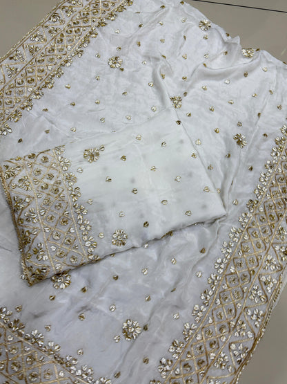 Trending Tilla Gota Work Medium Silk 2pc Suit – Premium Festive Wear
