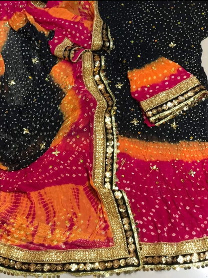 New Arrival Handmade Chunri Gota Work Suit | Premium PK Crinkle Chiffon 2-Piece