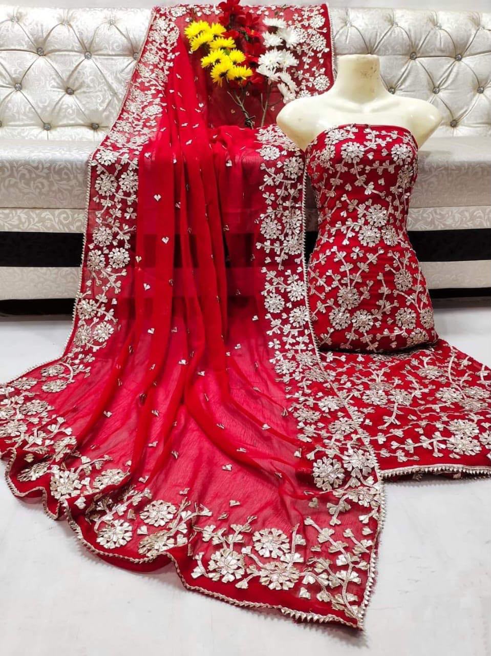 Heavy Gotta LCD Work Chiffon 2PC Suit