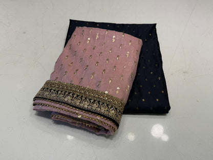 Dot Resham Unstitched 5-Yard Suit & Ready Dupatta