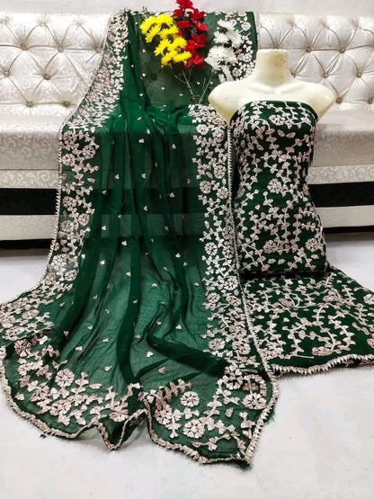 Heavy Gotta LCD Work Chiffon 2PC Suit