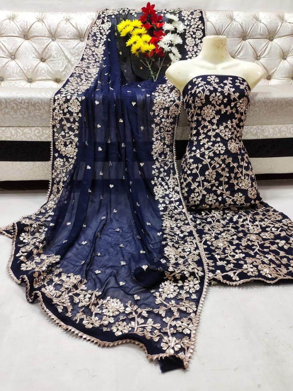 Heavy Gotta LCD Work Chiffon 2PC Suit