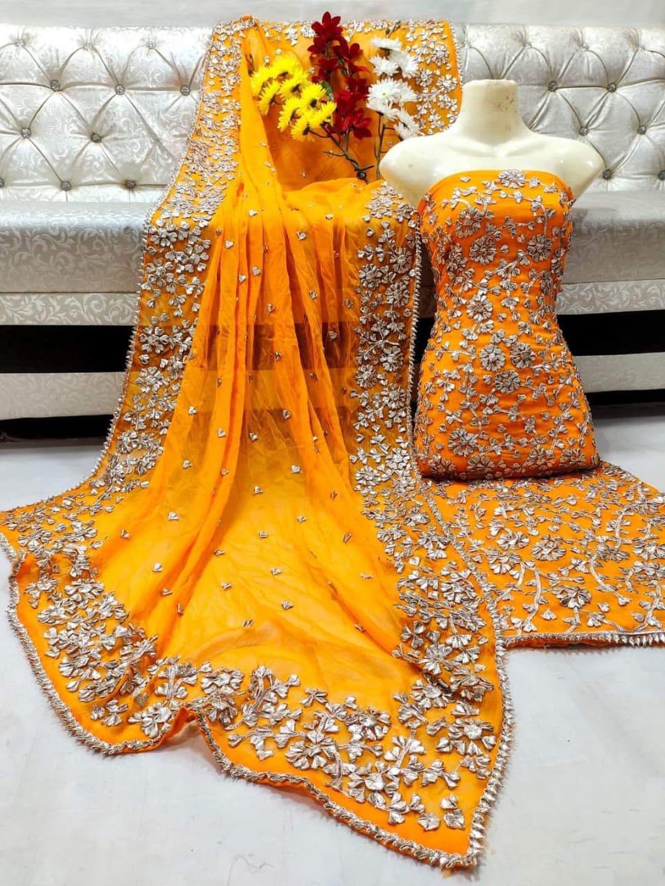 Heavy Gotta LCD Work Chiffon 2PC Suit